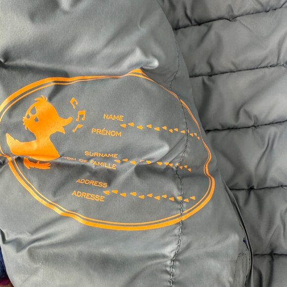 Save The Duck Big Donny Jacket Hooded Puffer Size 12 Blue - Picture 7 of 16